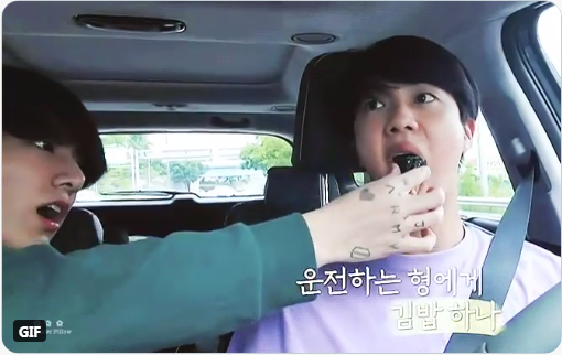 they love to feed each other