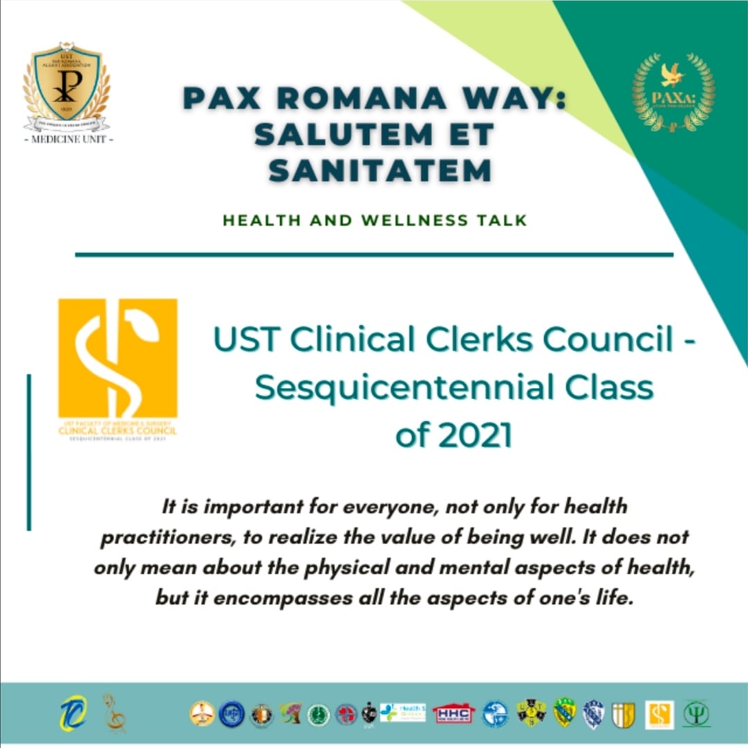 paxalumniMD's tweet photo. MEET OUR SPONSORS! 

The UST FMS Clinical Clerks Council - Sesquicentennial Class of 2021, is the home of all Thomasian Clinical Clerks. https://t.co/fITTVqMuKh