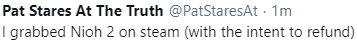 PatrickExile's tweet photo. @PatStaresAt Nooo... https://t.co/wEXYKs1x2K