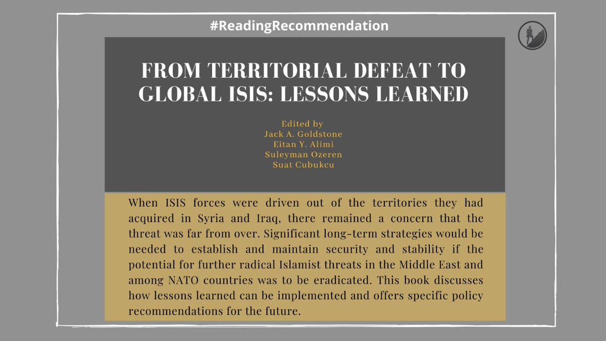 ✨It's #ReadingRecommendation day! W/@ahmadsmohibi   participation, founder of Rise to Peace, to underline the importance of knowledge & experience, how they can be used to prevent crises and to answer to the question: what can be learned from past experiences in #Afghanistan?🔎