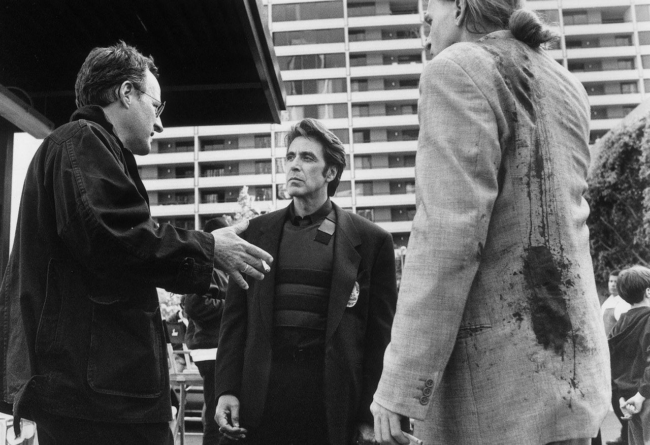 Happy Birthday, Michael Mann. Photographed here behind the scenes of his iconic crime drama HEAT. 