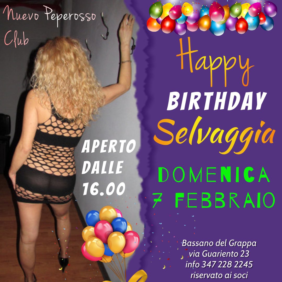 ESelvaggia's tweet photo. Buon compleanno selvaggia https://t.co/uwCZFrW98q