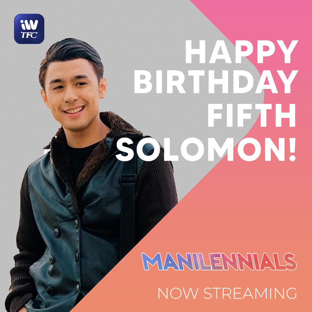 ofc_iwant's tweet photo. Happy birthday, Fifth! 🎂🥂🎉
@FifthSolomon
Catch him in the Original Series, #Manilennials--NOW STREAMING on iWantTFC! https://t.co/qFhL0KTod3