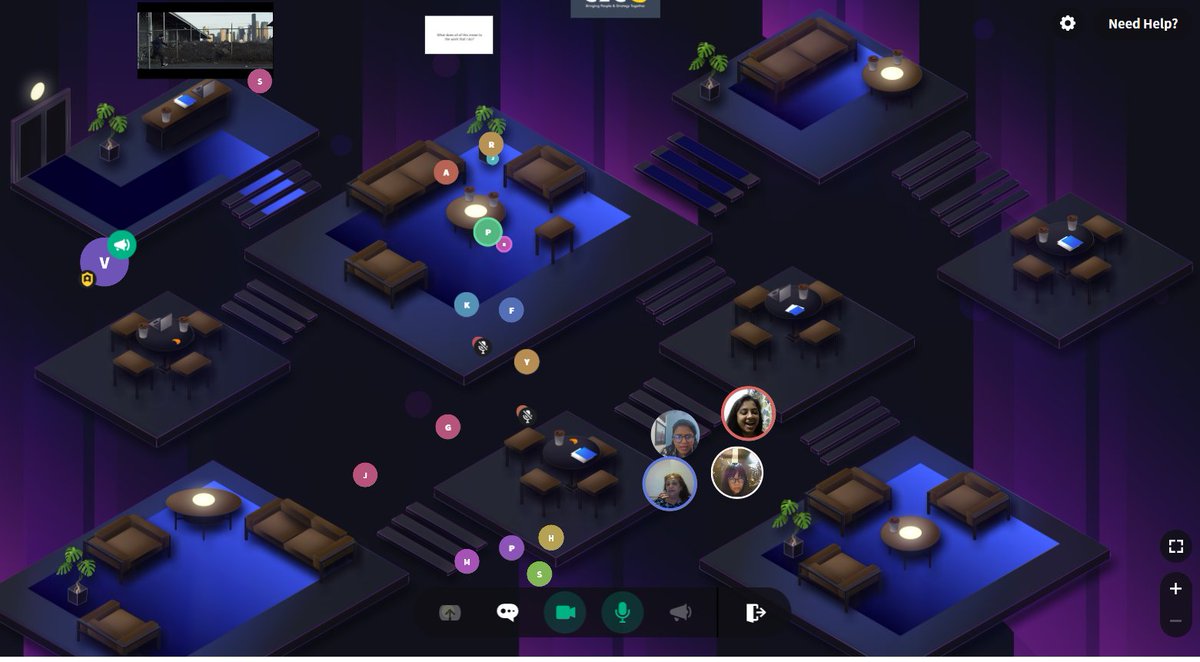 c2cod's tweet photo. Our #Offsite2021 just got super exciting with @SpatialChatTeam, which allows you to 'walk up' to someone, have conversations one-on-one or in groups, 'walk around' the room, meet new people, just like you would in-person! #C2COD #TeamC2COD #LifeAtC2COD #VirtualEvents https://t.co/fQusGI1iX1