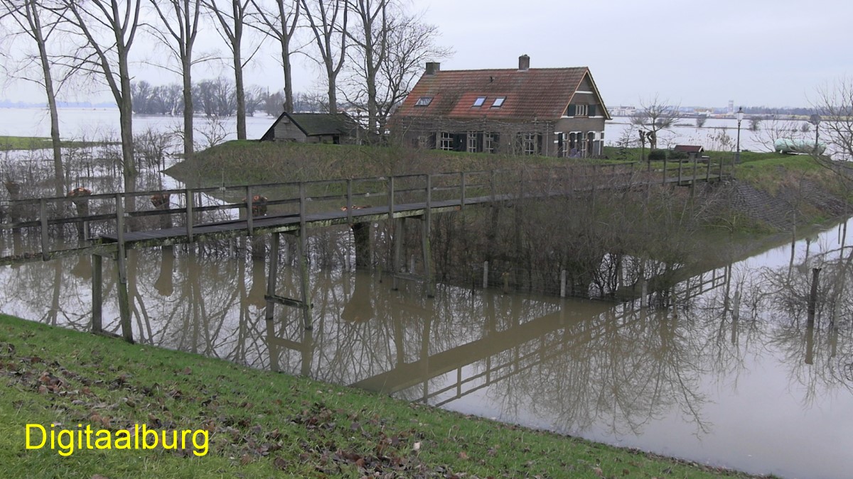 Hoogwater 2021 Deel 5: Brakel, Munnikenland, Wilhelminasluis en Poederoijen (Video) -..