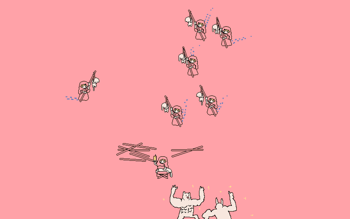 「」|_humiのイラスト