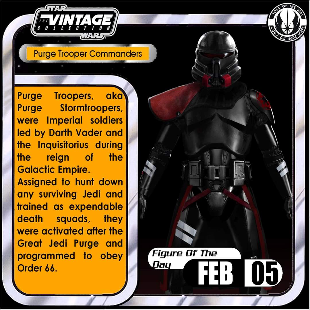 ToysJedi's tweet photo. #ActionFigureOfTheDay #PurgeTrooperCommanders from #JediFallenOrder #NotMade. Troopers sell. This should be a no brainer to release in TVC, perhaps in a Gaming Greats TVC equivalent. The Black Series version is a good figure, so just scale it down & get it out there #ComeOnHasbro https://t.co/IfQbMXdqT4