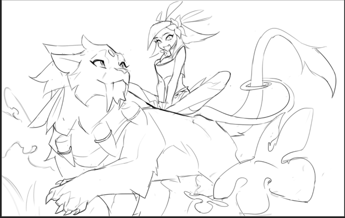 #wip 

Working on something now~
*Hakuna Matata noises* 
