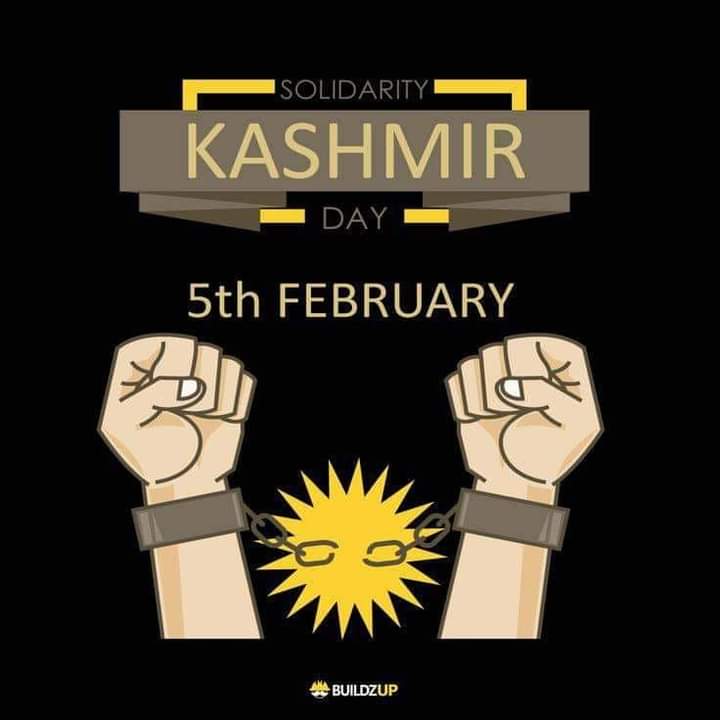 #FeelPainOfKashmir
#KashmirSolidarityDay

تقریبا ستر سالوں سے ہم کشمیر کے ساتھ کھڑے ہوئے ہیں۔۔
لاکن
 بس کھڑے ہوئے ہی ہیں 
آخر کشمیر کیلئے کب کھڑے ہونگے۔۔۔