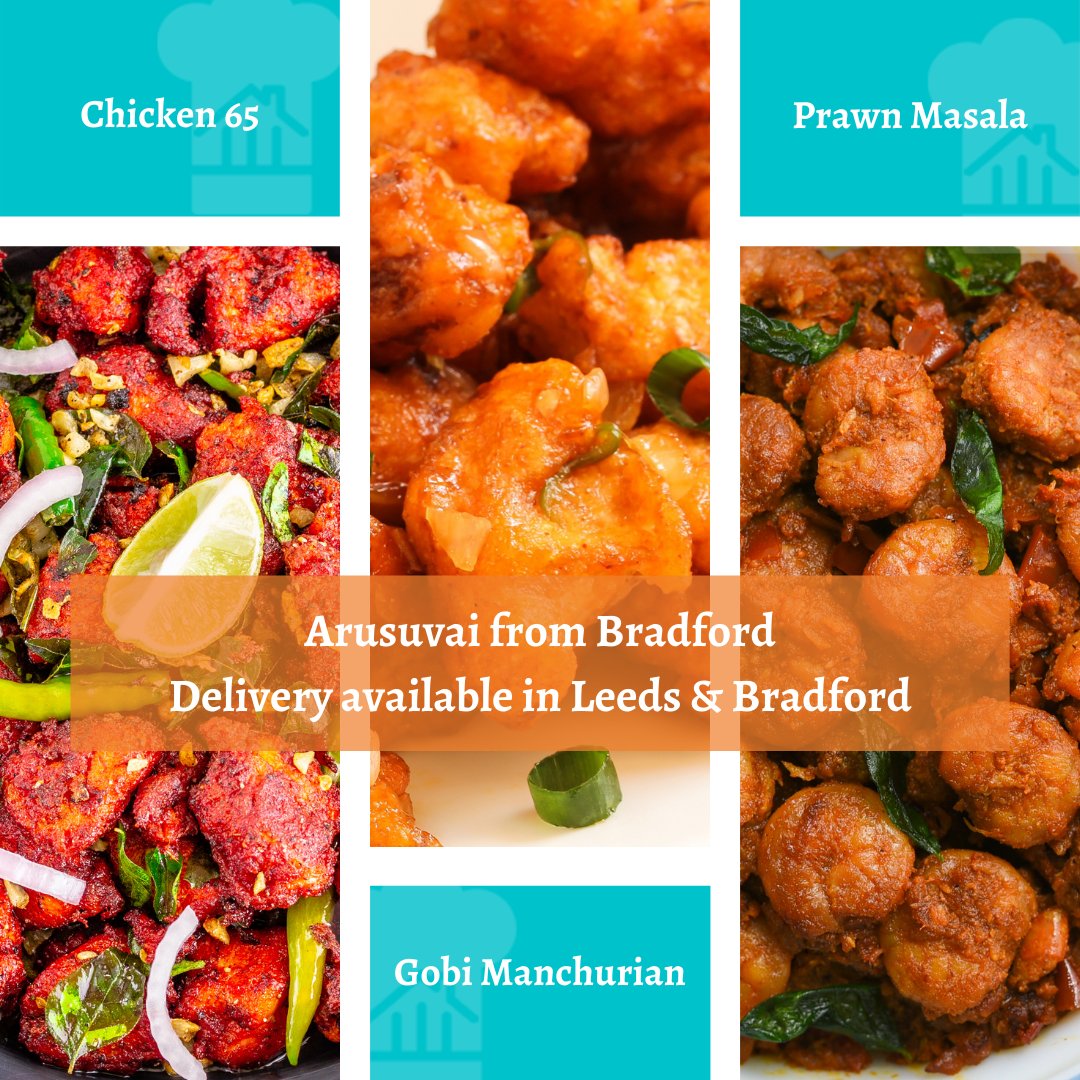 Relish the luxury of 5* food from the comfort of your home. Professional #HomeChef Arusuvai brings delicious delights to your doorstep, including delivery in #Bradford and #Leeds. Exclusive food. Exquisite memories. Only on #HomeCuisine. Get the app now. #BradfordFood #LeedsFood