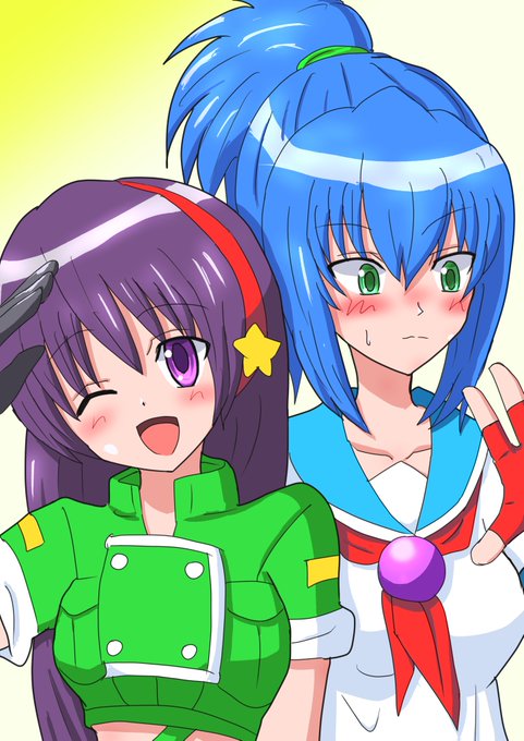 ネオポケの思い出の神ゲー 頂上決戦最強ファイターズが
switch で配信されるとのことで
KOF 勢の登場キャラのアテナとレオナ。
せっかくなので衣装入れ替え。
ネオポケスティックが使いやすく一回転コマンドも苦にせず
入力出来たのに当時感動してました。 