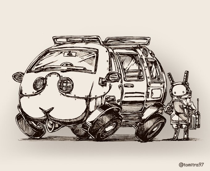 #見た人もなにか無言で人外をあげる
直近の4枚を?

#イラスト好きな人と繋がりたい
#モルカー #絵描きさんと繋がりたい 