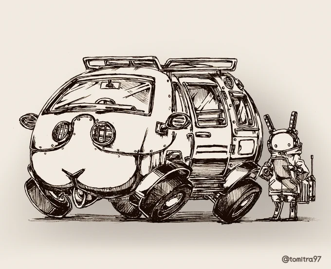 #見た人もなにか無言で人外をあげる
直近の4枚を?

#イラスト好きな人と繋がりたい
#モルカー #絵描きさんと繋がりたい 