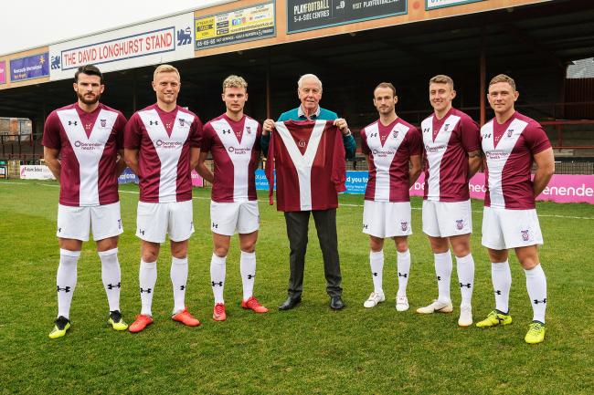 In February 2019, the club announce a one-off commemorative maroon y-front home strip, to be worn in the final home game of the season v Telford. The shirt is printed with the dates the club played at Bootham Crescent, 1932 to 2019.