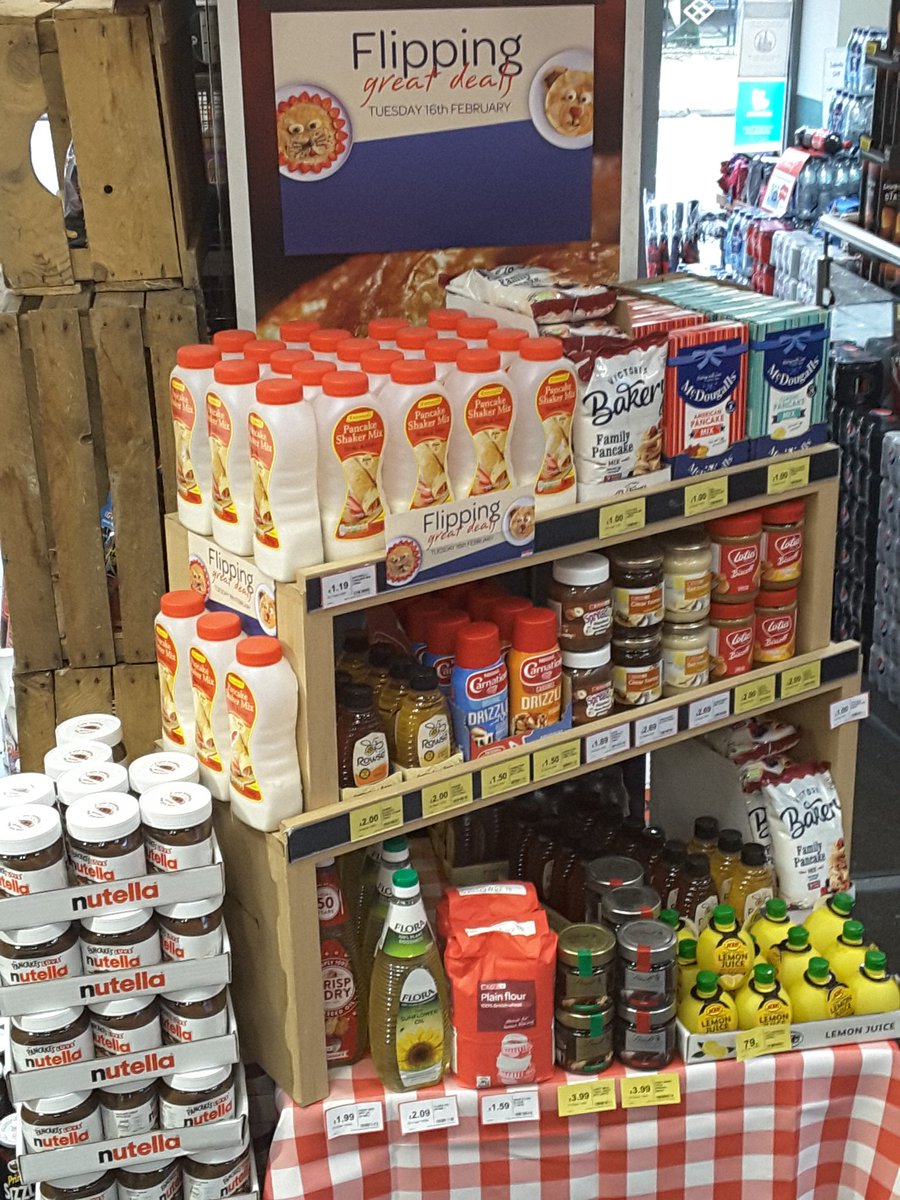 #ValentinesDay #Pancakeday Everything you need in store.    @SPARDSAP <a href="/stonespar/">Paul Stone</a>