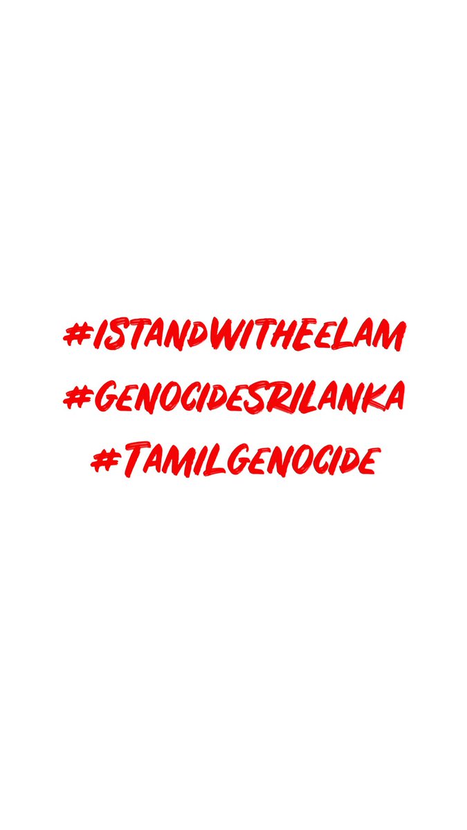 pyrawy's tweet photo. I have started this campaign in the hope that we can get a larger reach before the @UNHumanRights meets in March 2021. Please help me spread the word.
#istandwitheelam
#GenocideSriLanka
#tamilgenocide https://t.co/bQTaCBCYVT