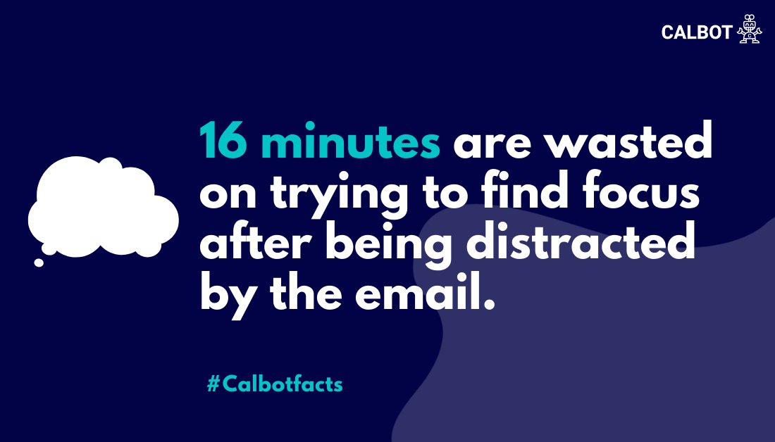 How often do you check your emails at work? Eliminate back-and-forth emails when scheduling meetings and get more time for work ➡️calbot.cc
