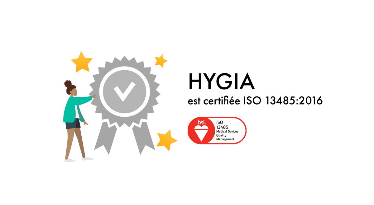 Nous sommes fiers de vous annoncer que le système de management de la qualité de Hygia est certifié ISO13485:2016 par BSI !  🥂✨

Pour plus d'informations : ow.ly/P8Em50Ds46y

#hygia #smq #ehealth #esante #healthcare #quality #bsi #hcsmeufr