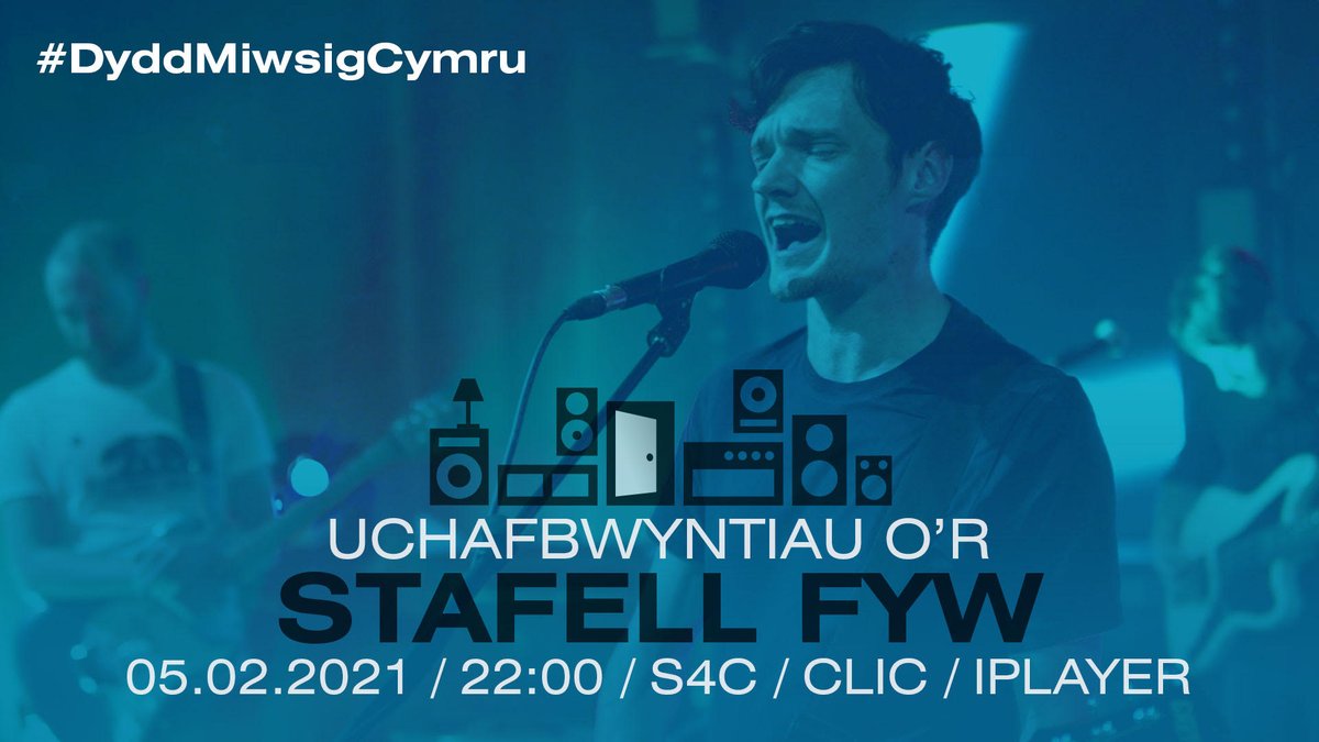 Gwilich uchafbwyntiau  STAFELL FYW heno ar S4C fel rhan o #DyddMiwsigCymru Ni wedi cyd greu'r gyfres. Linc i'r rhaglen heno yma: s4c.cymru/clic/programme…