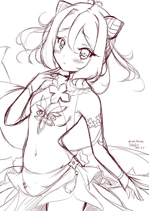 儀ッコロちゃん!儀装束ver2人とも本当可愛い☺️塗りはまた今度
 #プリコネ #プリンセスコネクト 
#儀装束 #コッコロ  #PrincessConnect #PrincessConnectReDive 