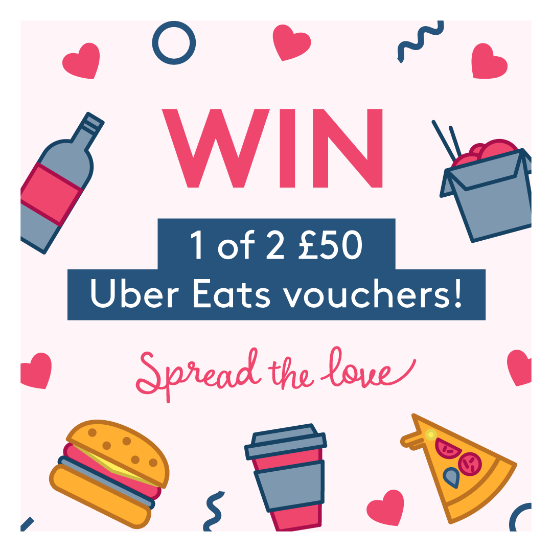 Valentine's dinner on us? 😍 We're giving away 2 £50 Uber Eats vouchers! All you have to do to enter is: follow <a href="/VCStudentsUK/">VC Students by VoucherCodes</a>, RT this tweet and tag a friend. Enter as much as you like! Competition ends: 12:00pm on 12th Feb. T&amp;C's: vcuk.link/valentines-comp Good luck!
