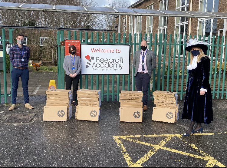 Beecroft Academy (@beecroftacademy) on Twitter photo A huge thank you to <a href="/HighSheriffBeds/">Russell Beard</a> for kindly donating devices to support our children and families! ❤️🐝🌈👍<a href="/BedsLearnLink/">Bedfordshire Learning Link</a> <a href="/LevelTrust/">Level Trust</a> A huge thank you to <a href="/HighSheriffBeds/">Russell Beard</a> for kindly donating devices to support our children and families! ❤️🐝🌈👍<a href="/BedsLearnLink/">Bedfordshire Learning Link</a> <a href="/LevelTrust/">Level Trust</a>
