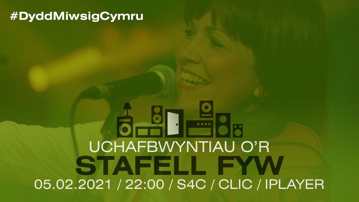 Gwilich uchafbwyntiau  STAFELL FYW heno ar S4C fel rhan o #DyddMiwsigCymru Ni wedi cyd greu'r gyfres. Linc i'r rhaglen heno yma: s4c.cymru/clic/programme…