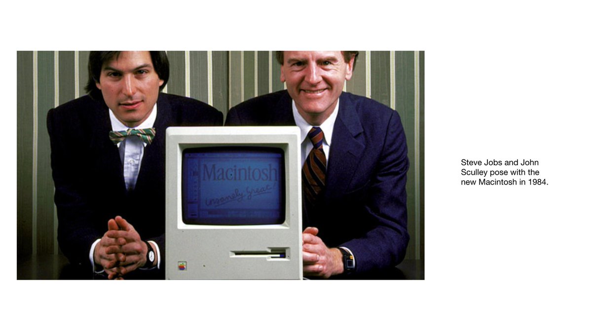 8) When Jobs first saw the idea, his reaction was, "Oh shit. This is amazing." former Apple CEO John Sculley remembered. Steve thought of the Macintosh as a revolutionary product and wanted the advertising to match.