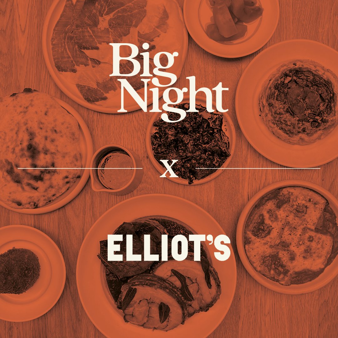 Very excited to announce we’ve partnered with Big Night for delivery from our newly opened Hackney space! Available tonight through the weekend, pre-order now from the link in our bio. Delivery radius is about 4km/2.5mi, but pop your postcode in to check: elliots-hackney.bignight.app