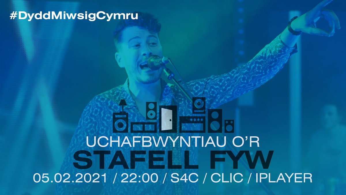 Gwilich uchafbwyntiau  STAFELL FYW heno ar S4C fel rhan o #DyddMiwsigCymru Ni wedi cyd greu'r gyfres. Linc i'r rhaglen heno yma: s4c.cymru/clic/programme…