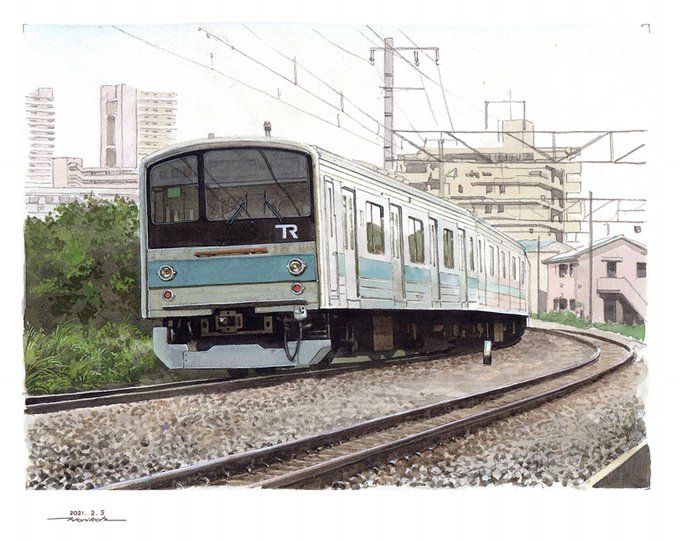 「建物 電車」のTwitter画像/イラスト(人気順)