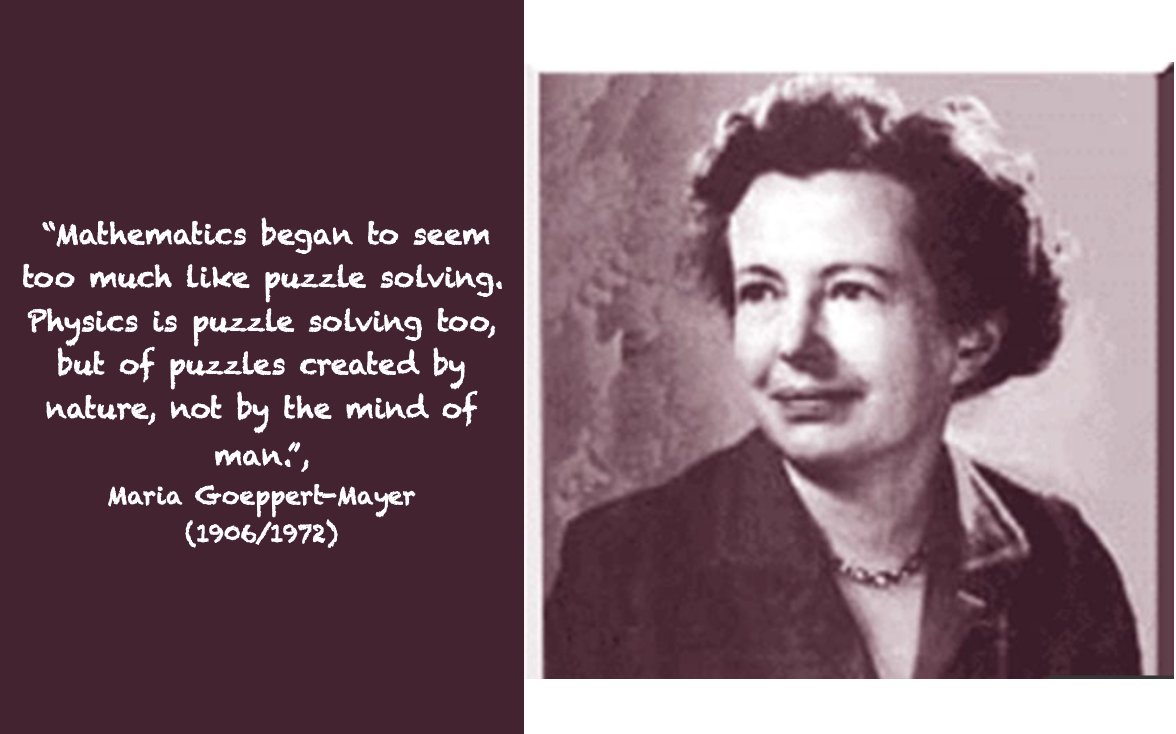 We cannot celebrate the #Quantum women of today without celebrating the great #Women of the past!

Do you know Maria Goeppert-Mayer? 💛

International Day of #WomenAndGirlsInScience

<a href="/AaltoUniversity/">Aalto University</a> <a href="/helsinkiuni/">University of Helsinki</a> <a href="/UN_Women/">UN Women</a> <a href="/500WSCU/">500WomenScientistsCU</a>
