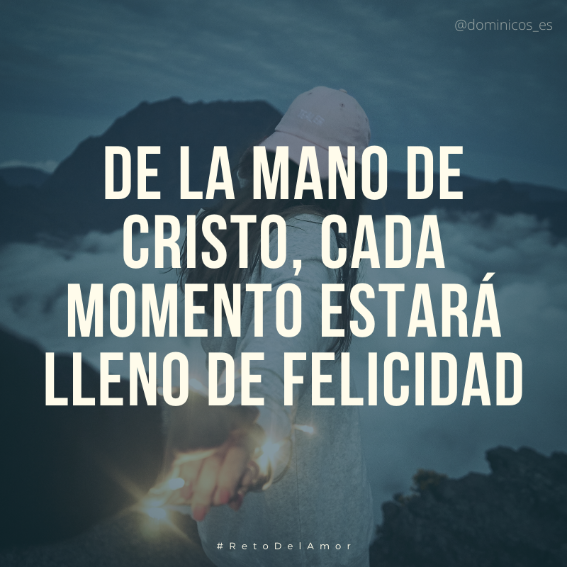 dominicos_es's tweet photo. De la mano de Cristo, cada momento estará lleno de felicidad #RetoDelAmor #DominicasLerma https://t.co/ILEEAT4bbR
