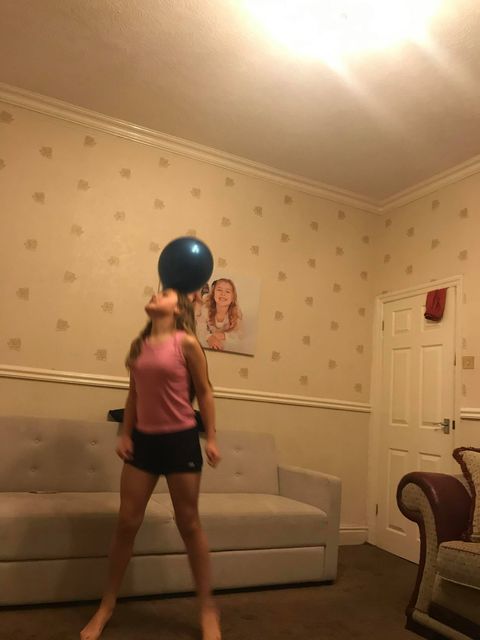 BurnleySSP's tweet photo. Bella and Eva from @ClivigerSchool have been busy taking part in the activity bingo! It looks like they have been super active. Well done girls! Here they are taking part in Balloon Olympics and Exercisebet! #activitybingo https://t.co/7Nimy2yggG