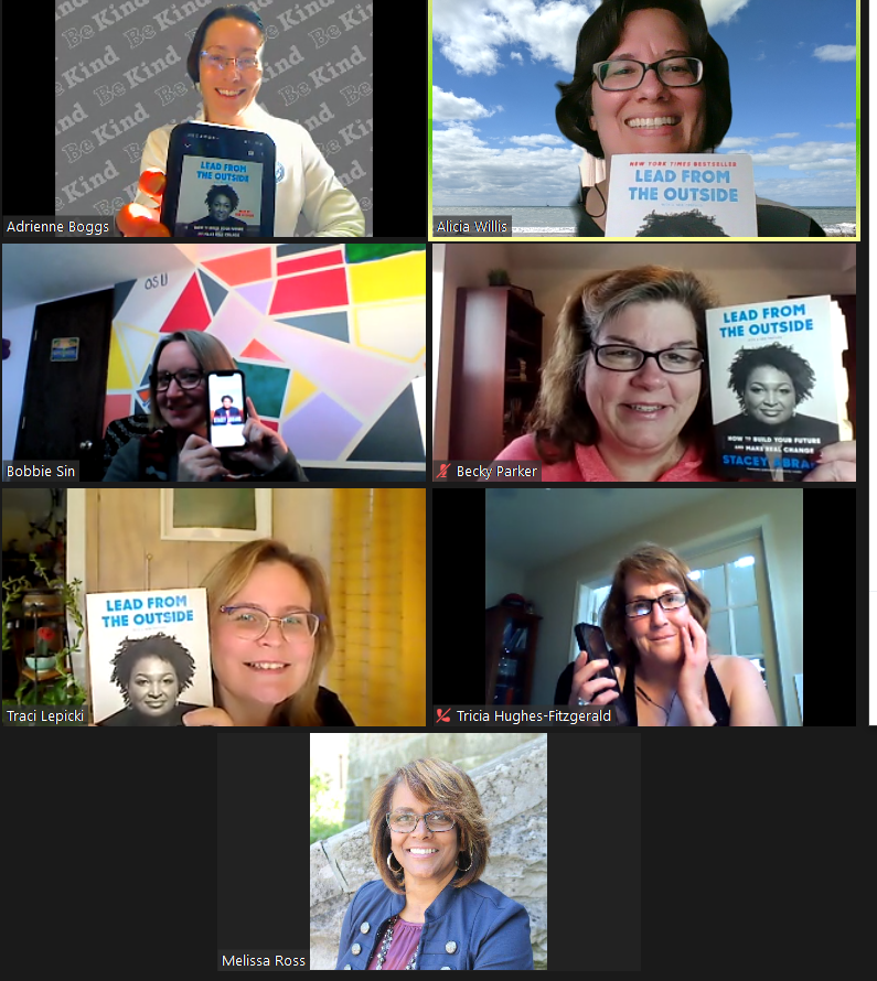 OSUcete's tweet photo. How can you lead from the outside? The @OSUcete #BookClub discussed @nytimes bestseller Leading from the Outside by Stacey Abrams (@staceyabrams) to inspire change https://t.co/V5GuiM7W8x
#LeadFromTheOutside https://t.co/nirSXQwL6J