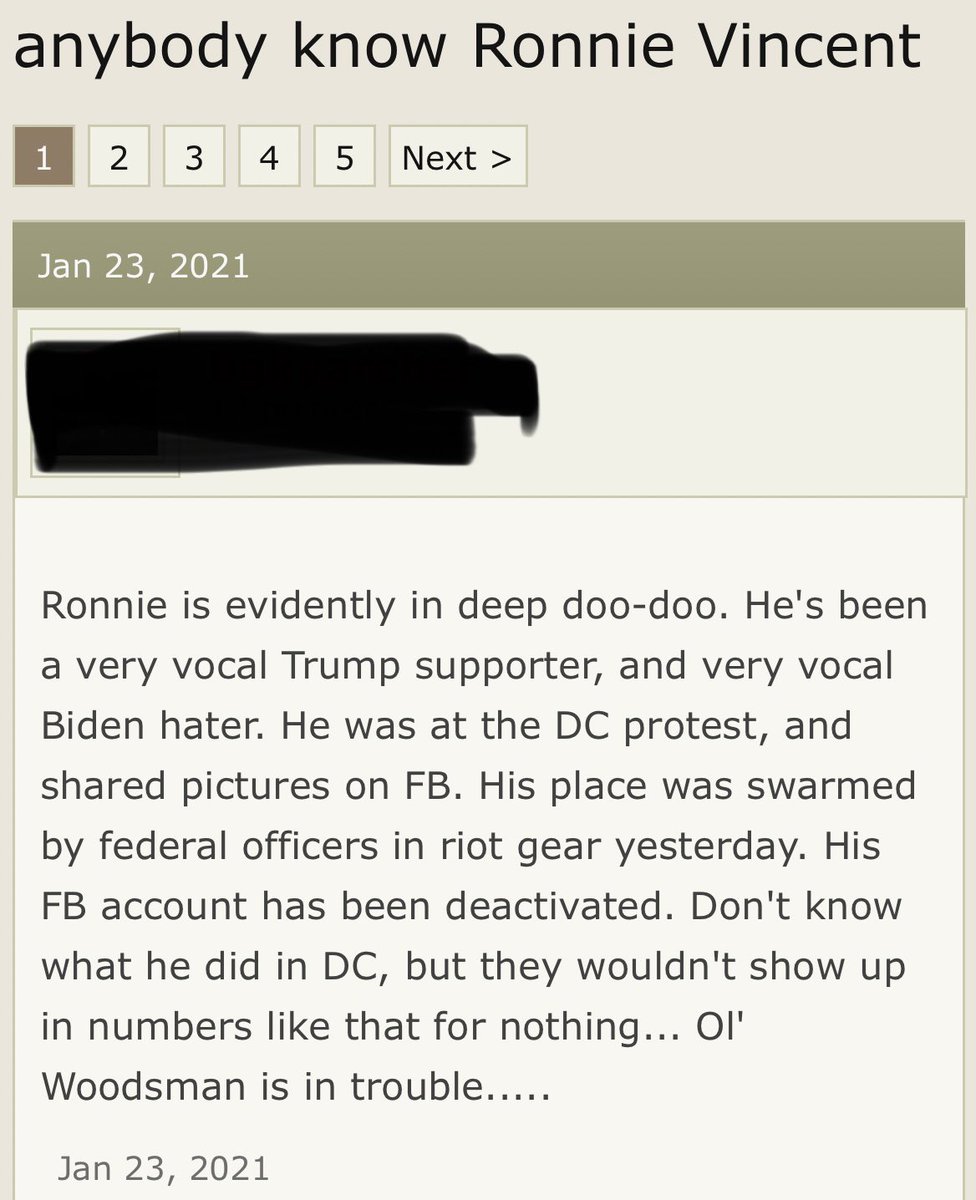 I showed them the NYTimes thought it newsworthy. Provided neighbor witness accounts, photos of the FBI raid, of Vincent at the Capitol, threats he made on FB. But they didn’t think it was worth warning their 854 citizens or anyone. 3/