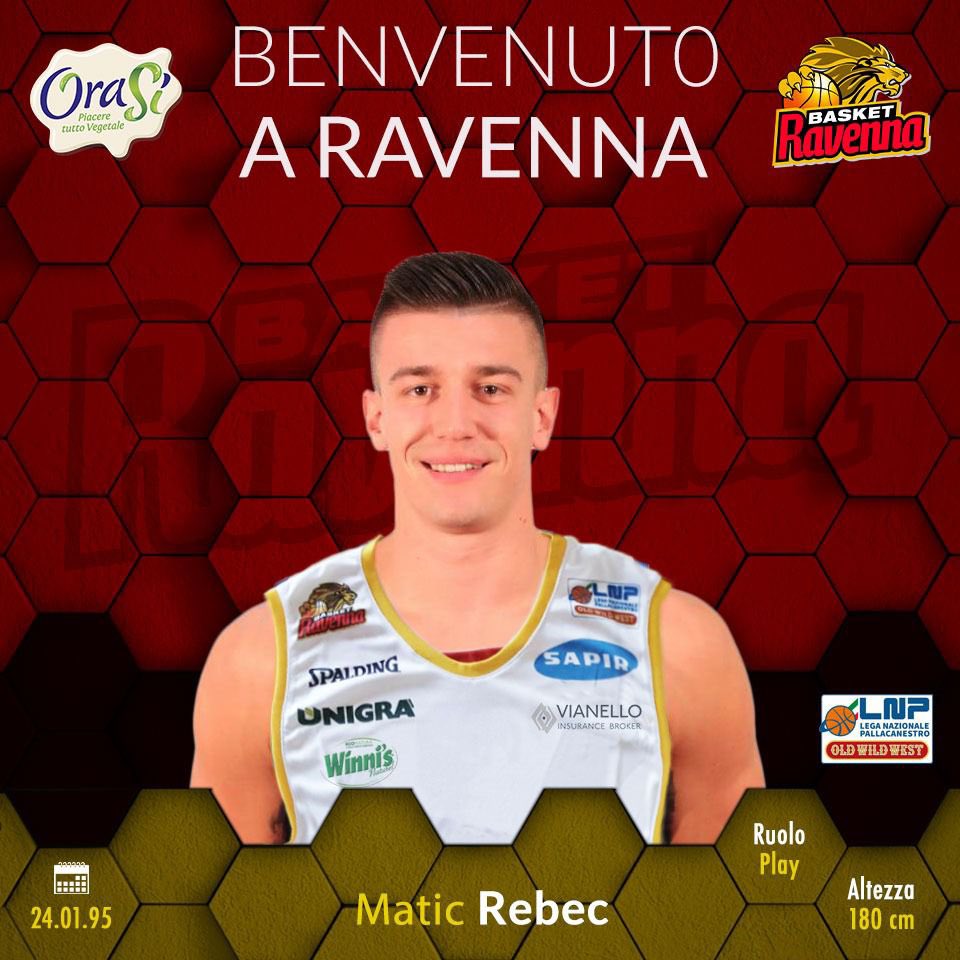 🇸🇮 Dobrodošel Matic 💛❤️

🏀 Il 26enne playmaker Matic Rebec, in arrivo da <a href="/RouenMBasket/">Rouen Métropole Basket</a> , è un nuovo giocatore dell’OraSì Ravenna 🦁 

📝 Il comunicato 👇🏼

basketravenna.it/2021/02/05/mat…

<a href="/LNPSOCIAL/">Lega Nazionale Pall</a>