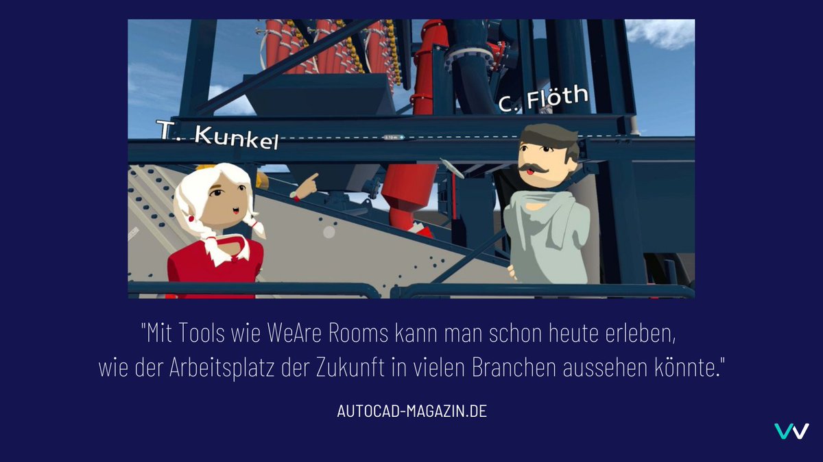 Mit WeAre Rooms unbesorgt durch die Krise: Der aktuelle Artikel von <a href="/ac_magazin/">AUTOCAD & Inventor</a> zeigt auf, welche Möglichkeiten virtuelle #Meetingräume zu Zeiten des #Lockdowns bieten, um gemeinsam mit allen Projektbeteiligten weiterzuarbeiten: ow.ly/a6Ul50DsacL