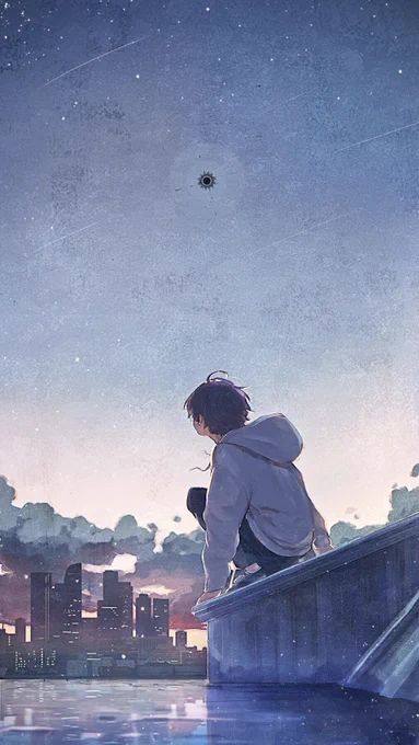 #見た人もなにか無言で夜をあげる 