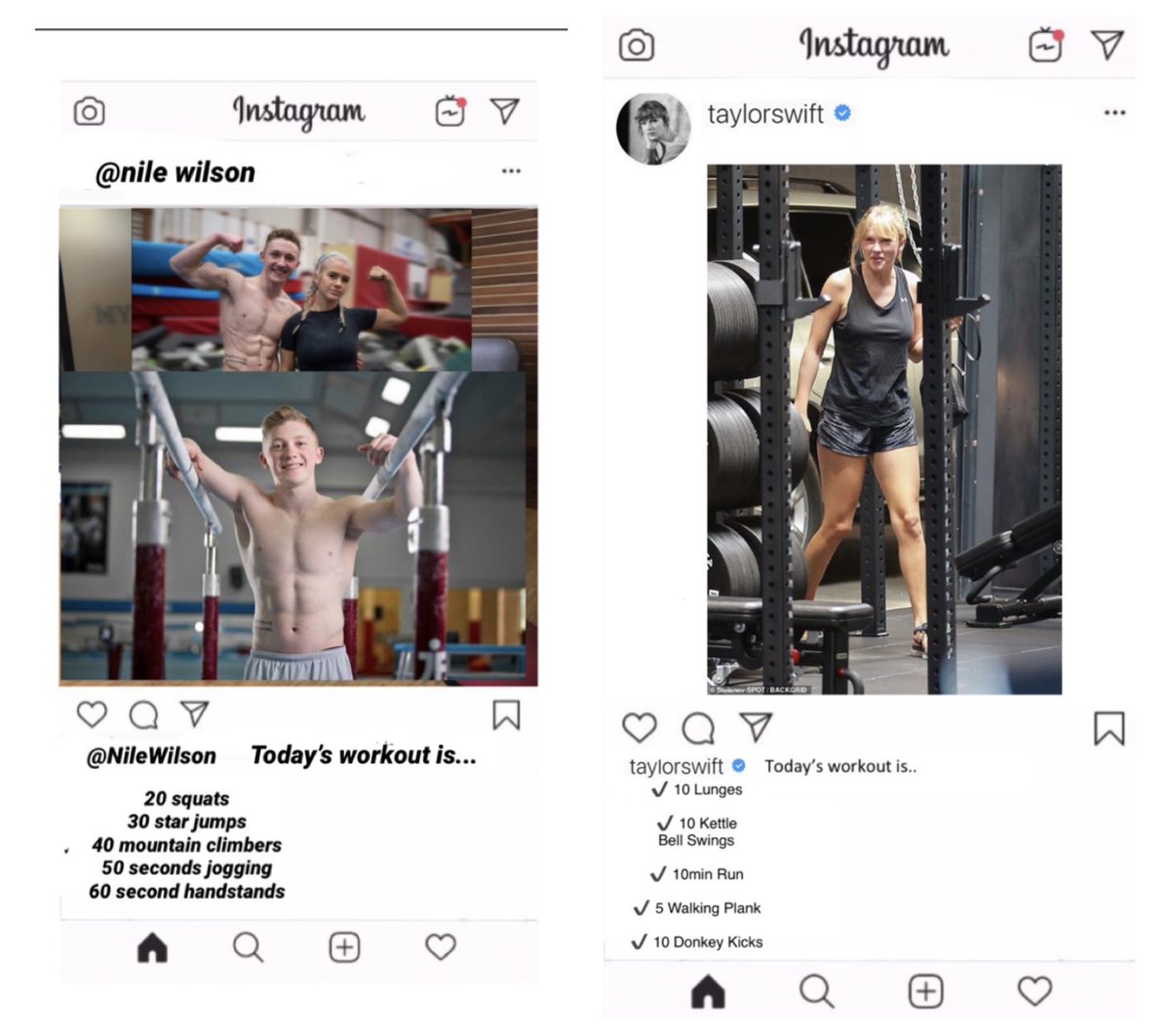 ConyersPE's tweet photo. Instragm Fitness Workouts 📸✅💪🏻 The students had the option today to complete a workout or design their own based on their favourite celebrity, musician or sportsperson. Anyone fancy giving them a go? #StayAtHomeWorkOut https://t.co/wIlHD85L2T
