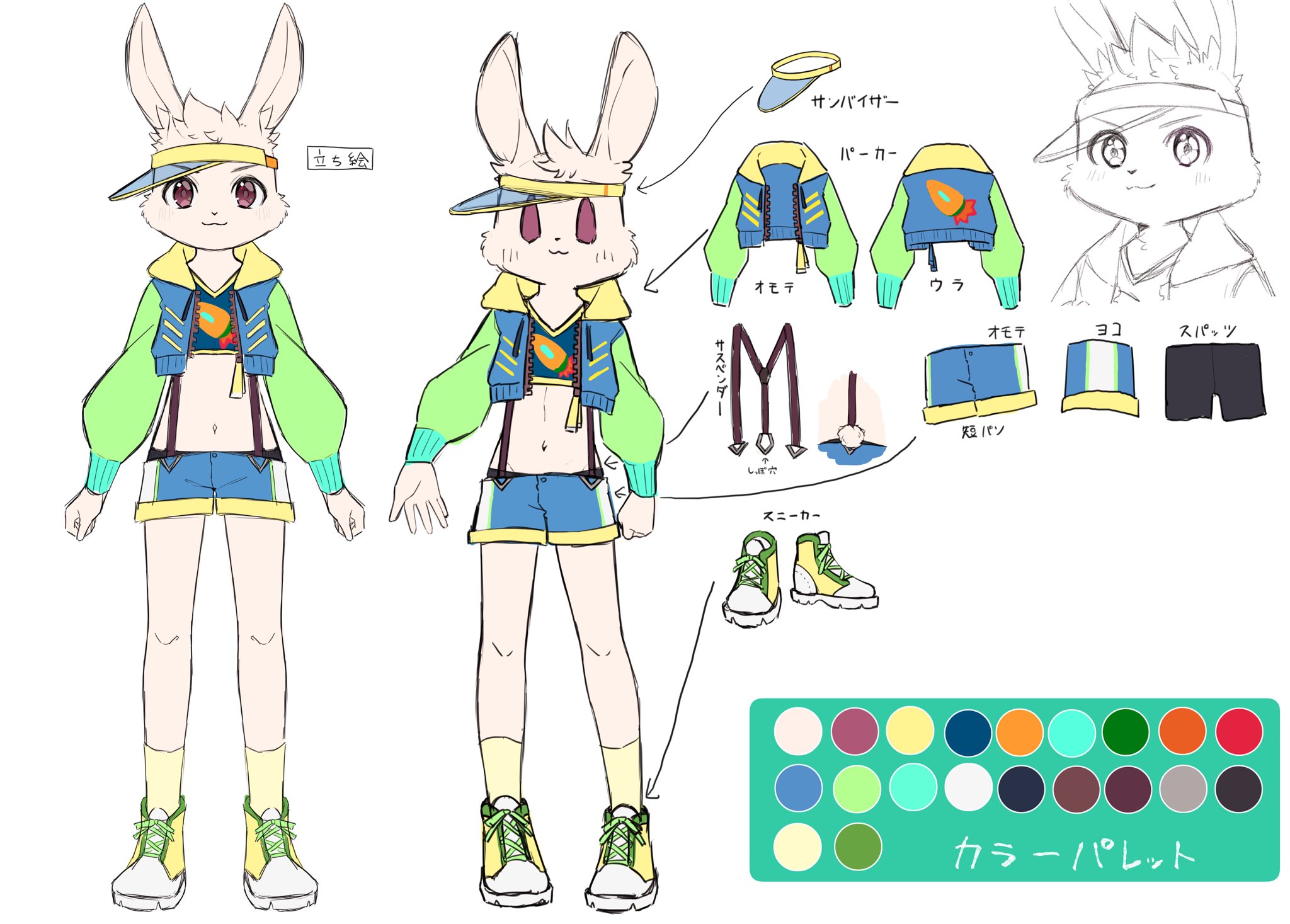 桃瀬 この度新人vtuberの宇佐見兎丸くんのキャラクターデザイン及びイラストを担当しました 一等星アイドルを目指している兎丸くんを宜しくお願いします 新人vtuber Vtuber準備中 うさまるチェキアルバム T Co Nyrzgeneuy Twitter