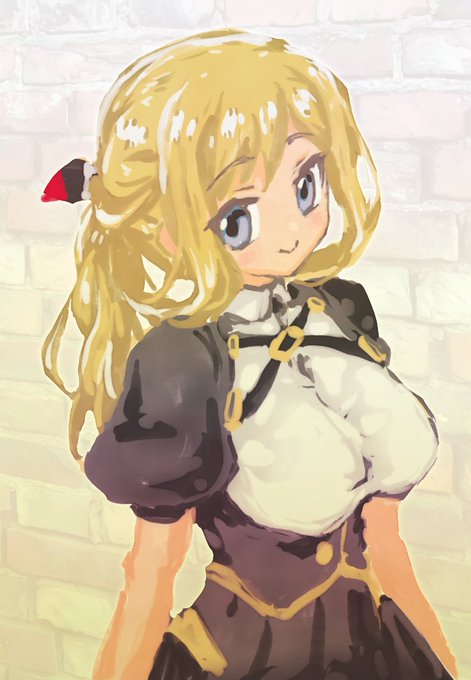 フィルターとか素材とかで手軽に雰囲気出したかったスタプロヘンシェルの絵 #アリスギアお絵かき 