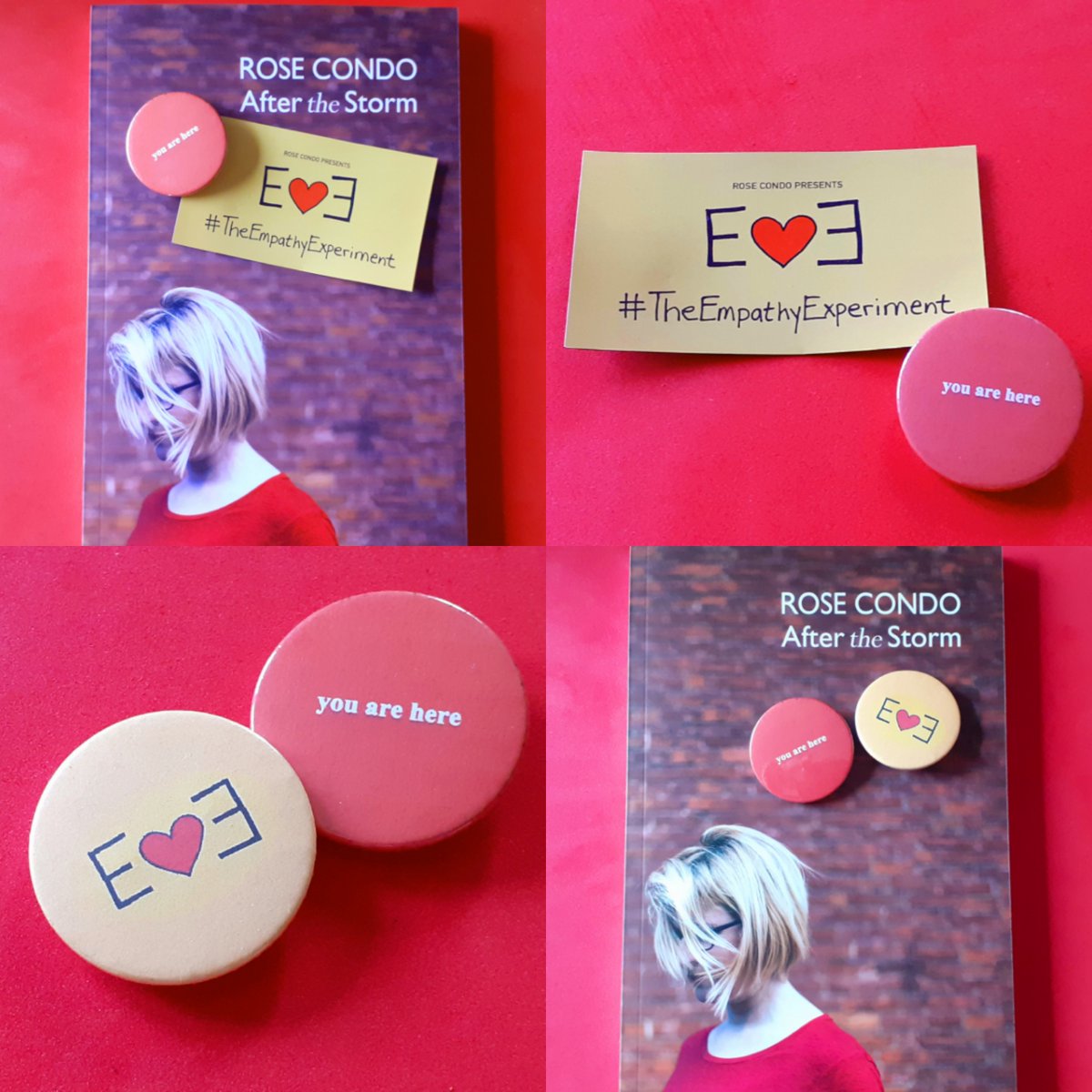 However … for a limited time if you order from me directly (at rosecondo.net) I will send you a signed copy PLUS a couple of BONUS extras (like a #YouAreHere badge or a magnet from #TheEmpathyExperiment). 

#LoveWords #LovePoetry ❤️