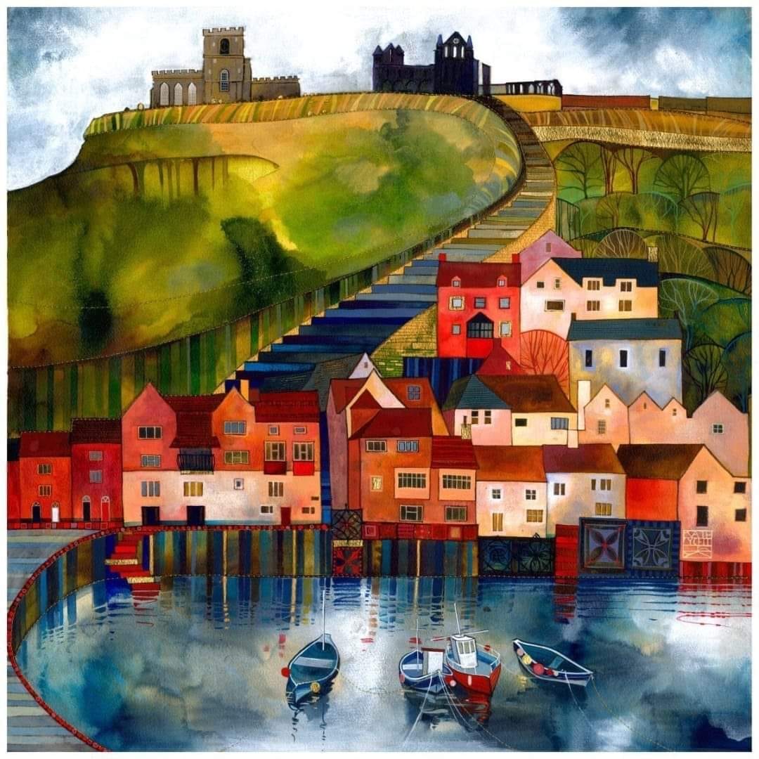 Whitby Harbour.
Kate Lycett.