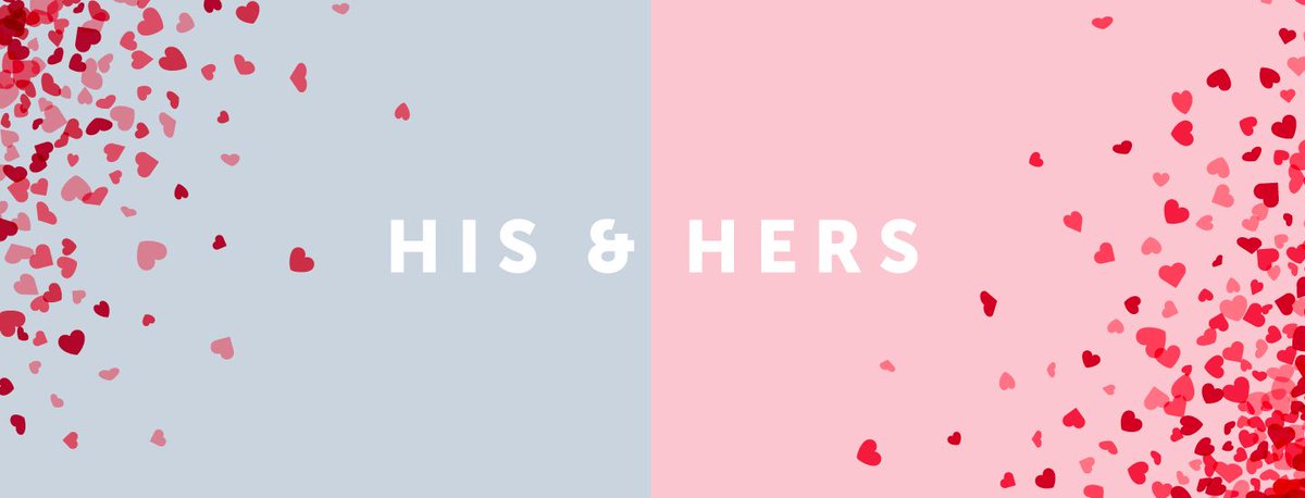 Enjoy an incredible 15% off all of our 'His and Hers' styles by using code 'LOVETREDDERS' at checkout. Don't delay, it's not long until Valentine's Day!  

buff.ly/3aAZTW2