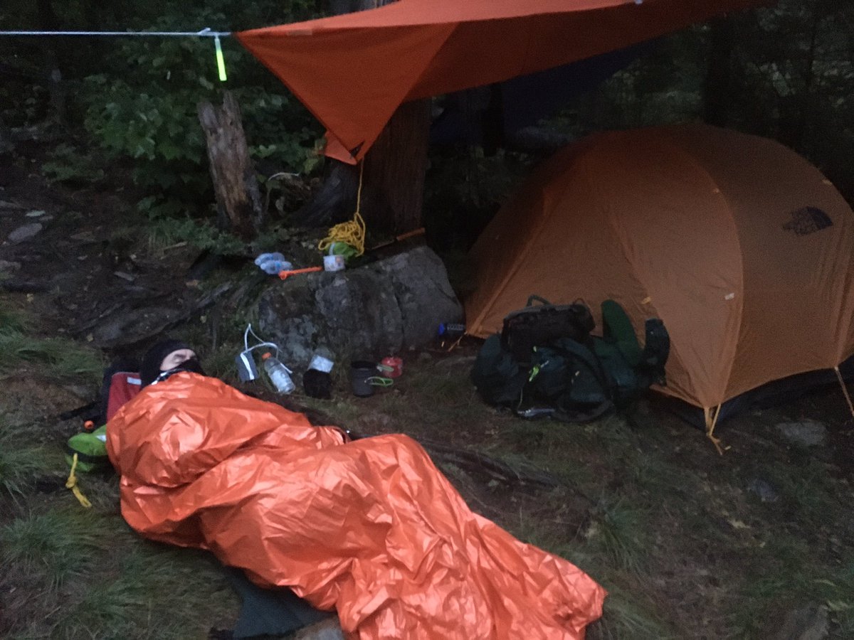 My first overnighter as we wait for extrication from our Trenton pals who were having weather issues getting in to us8/