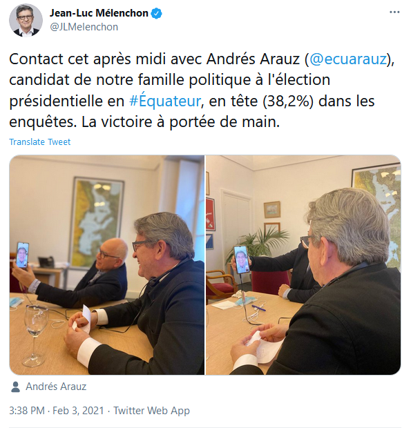 Add Tribune and Labour Outlook to the UK left outlets that are flat out ignoring Yaku Perez for this inevitable victory narrative. And this French bloke. And MintPress News. Meanwhile Correa is reinforcing his total opposition to abortion during the actual campaign in Ecuador.