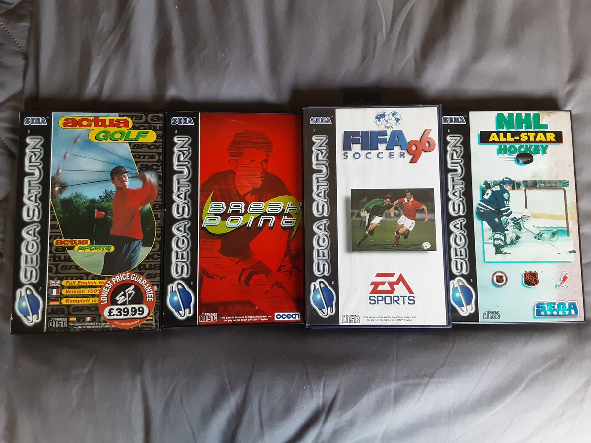 HowittSimon's tweet image. Have been a bit quiet lately as haven't been very well (and am currently caring for my Mum who has had a bad fall) but I have been a bit naughty on Ebay...here's some Saturn sportiness and a selection of the many UMDs I purchased and why not :)