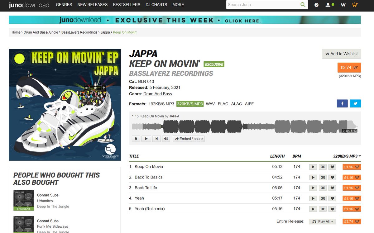 Review "Jappa is in this game to do serious damage to the eardrums of those who listen and this single seems like it was made with that objective in mind" 🔥🔥🔥
junodownload.com/products/jappa…
BassLayerz  <a href="/BassLayerz/">BassLayerz</a>