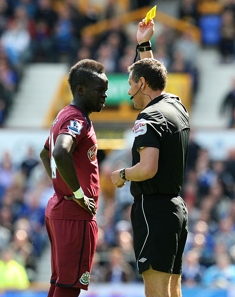 Booked nearly every game 